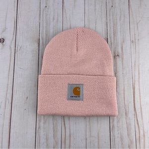 Carhartt Watch Beanie Hat Pink